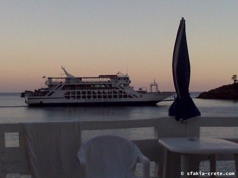 Photo report of a visit around Loutro and Sfakia, October 2007